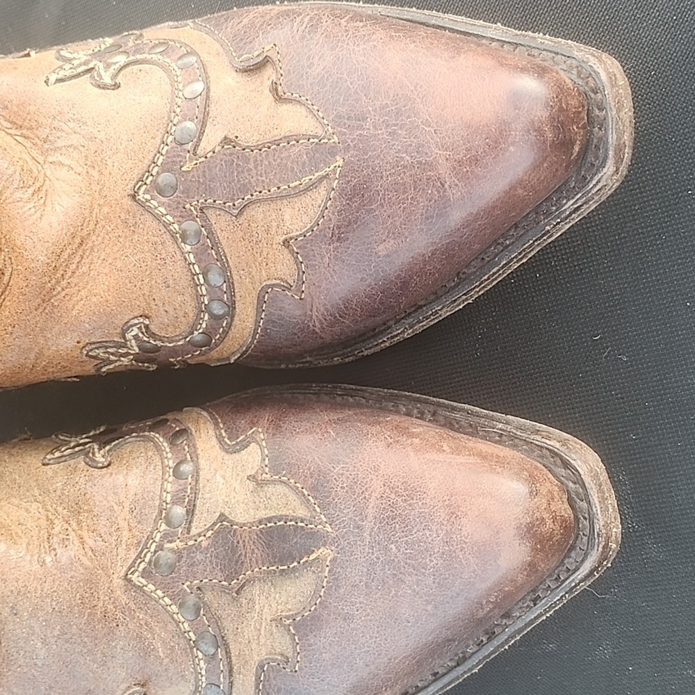 Matisse Marfa All Leather Western Cowboy Boots Size 9M - Picture 4 of 14